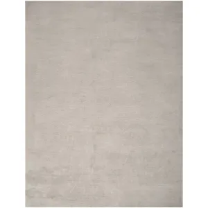 Grey Modern Wool Rug - 9'11" x 14'4"