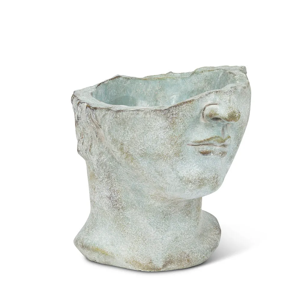 Half Male Face Planter - Large