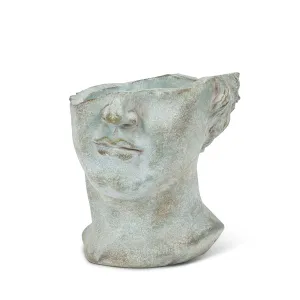 Half Male Face Planter - Large