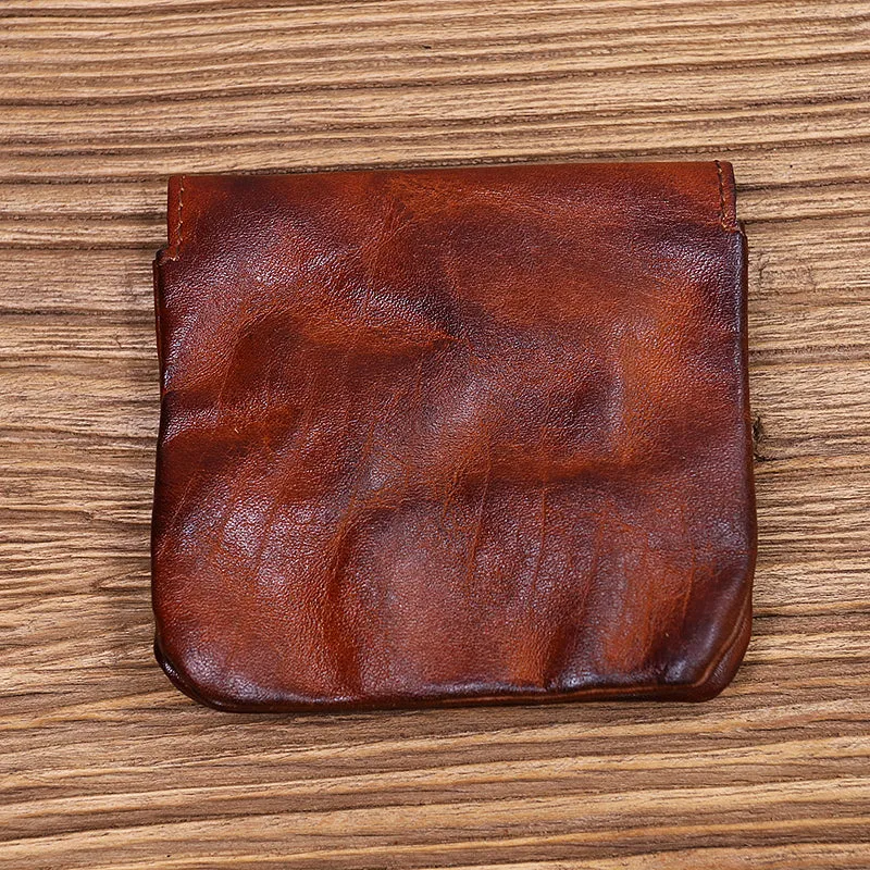 Handmade Leather Card Wallets Small Wallets