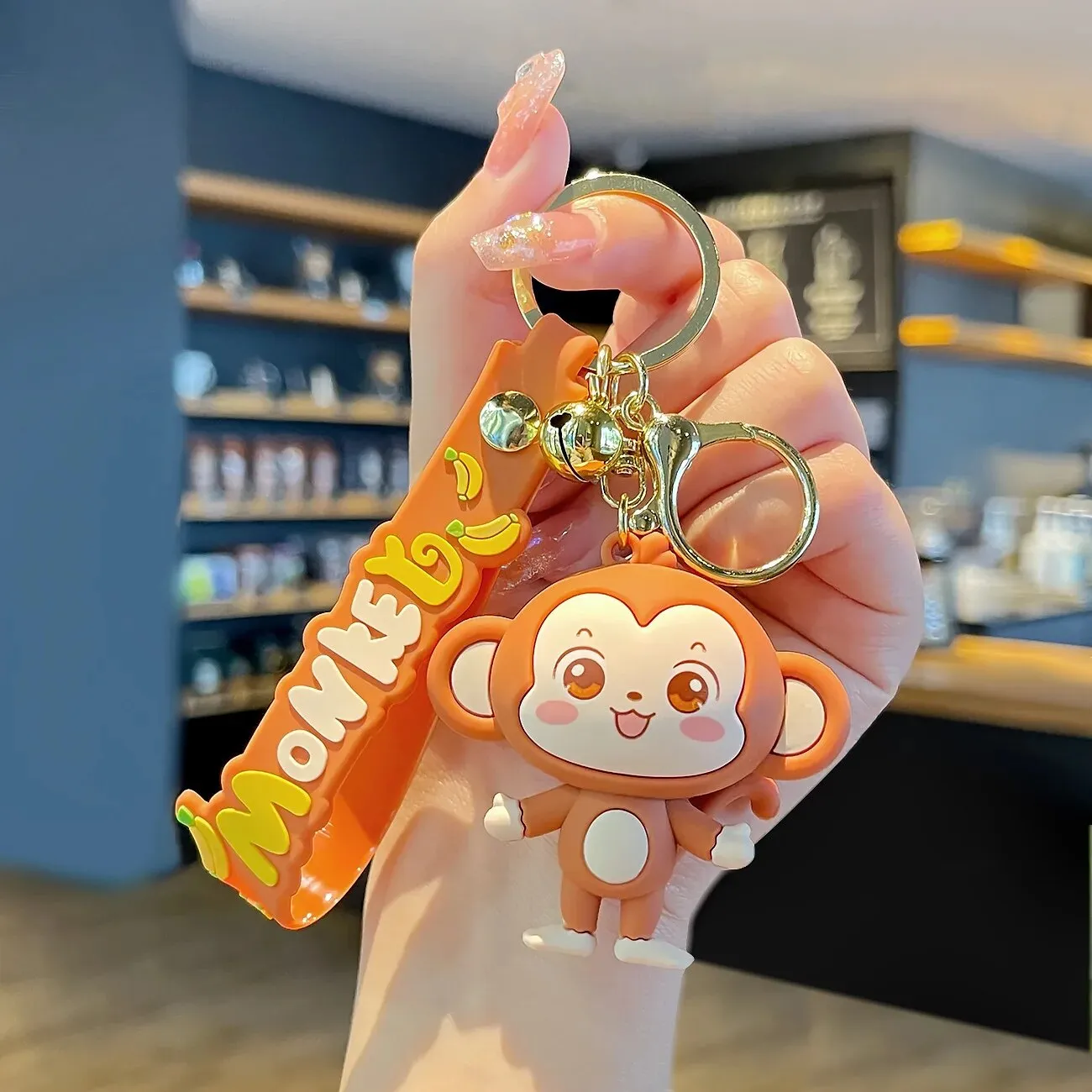 Happy Monkey Keychains