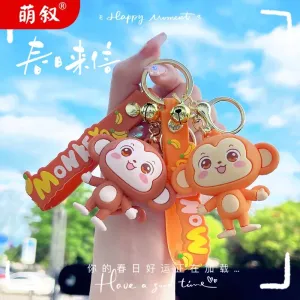 Happy Monkey Keychains