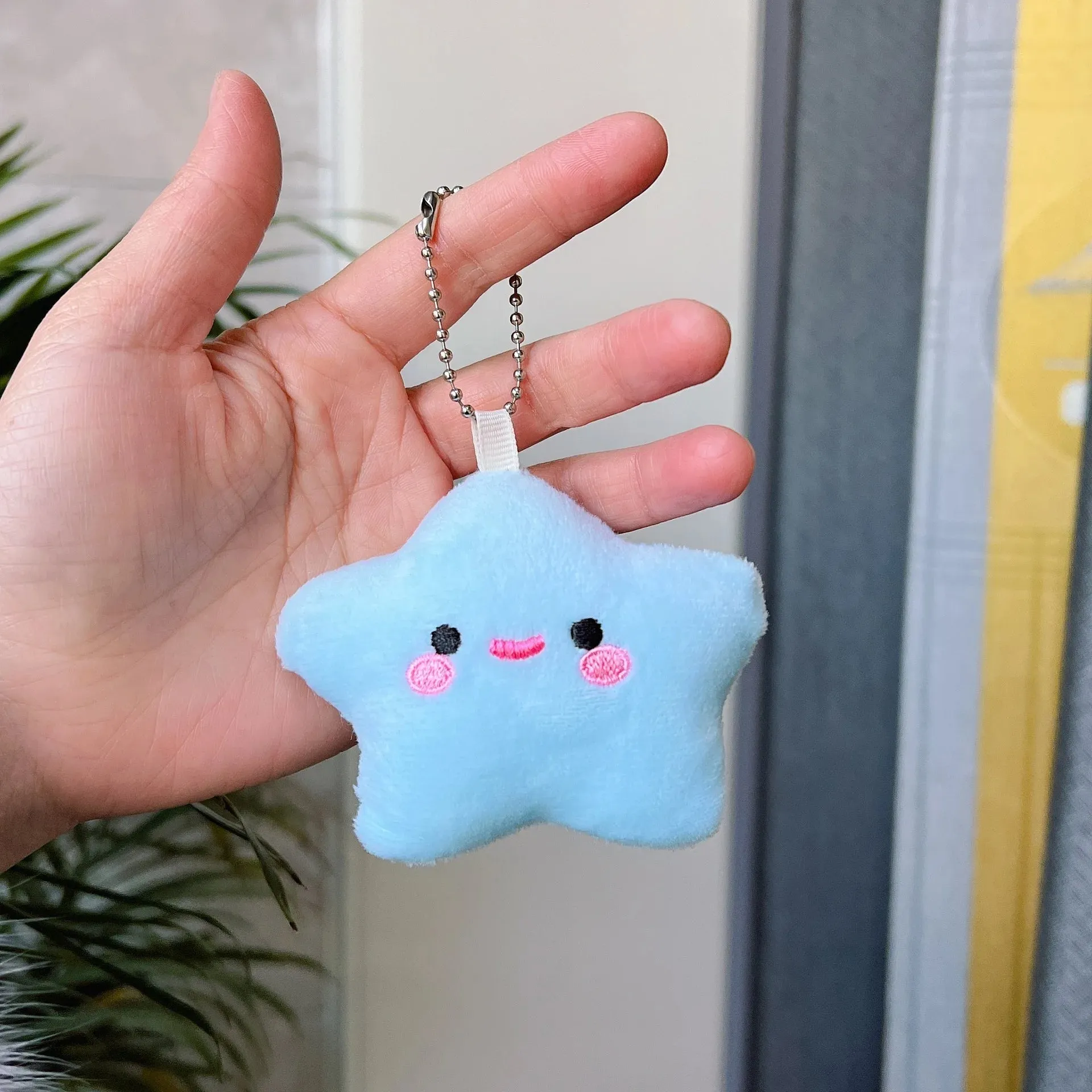 Kawaii Star Plushie Pendant Keychains