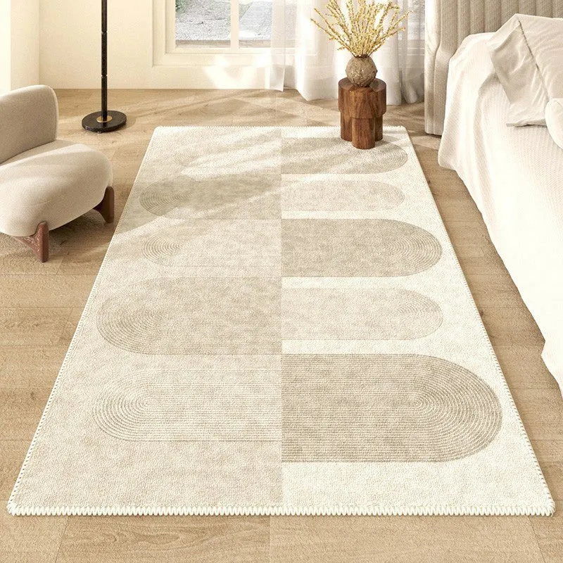 Large Modern Rugs for Living Room, Contemporary Abstract Rugs under Dining Room Table, Mid Century Modern Rugs for Bedroom