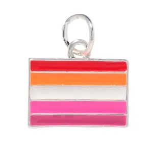 Lesbian Sunset Flag Charms