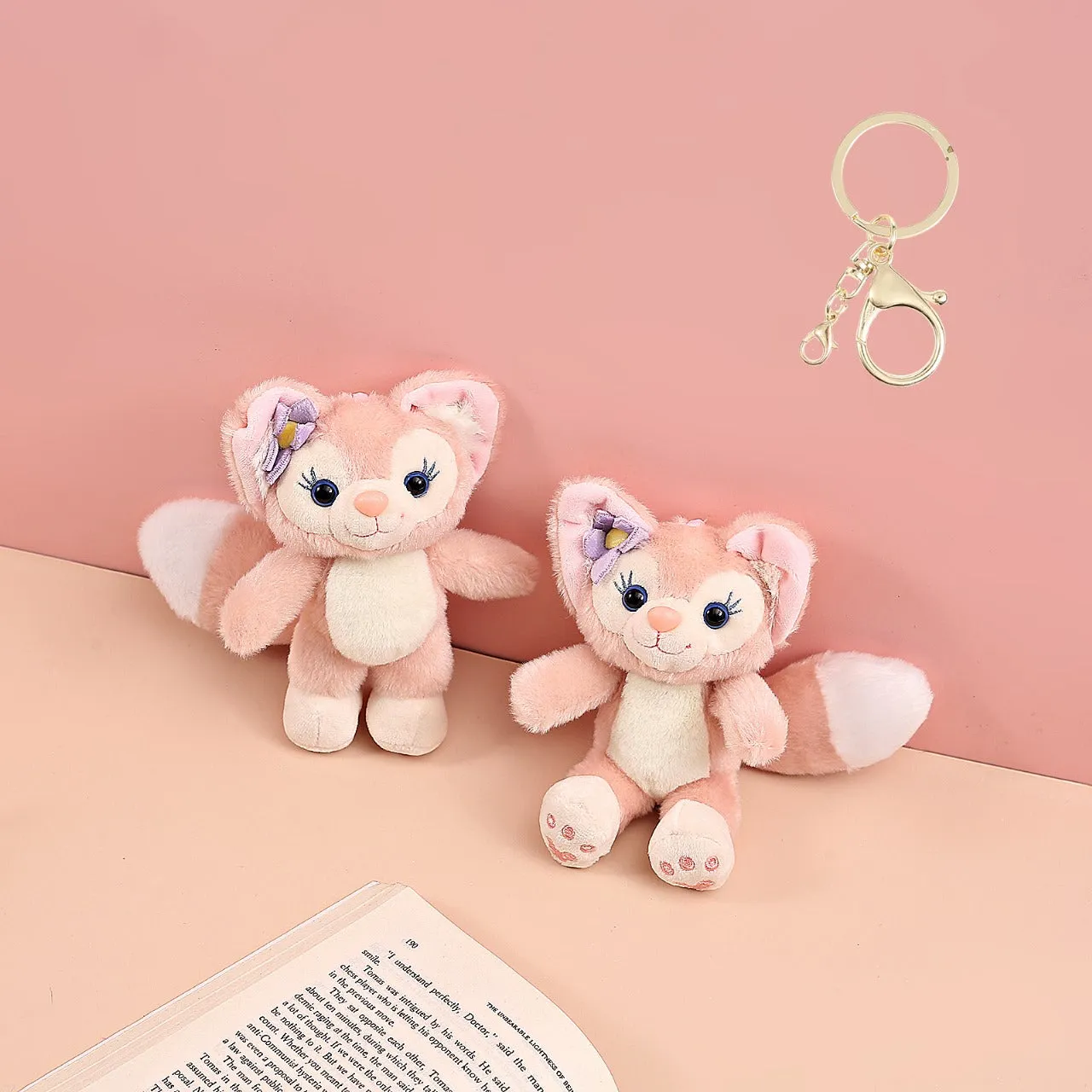 Lina Bell Shape  Soft Toy Keychain.