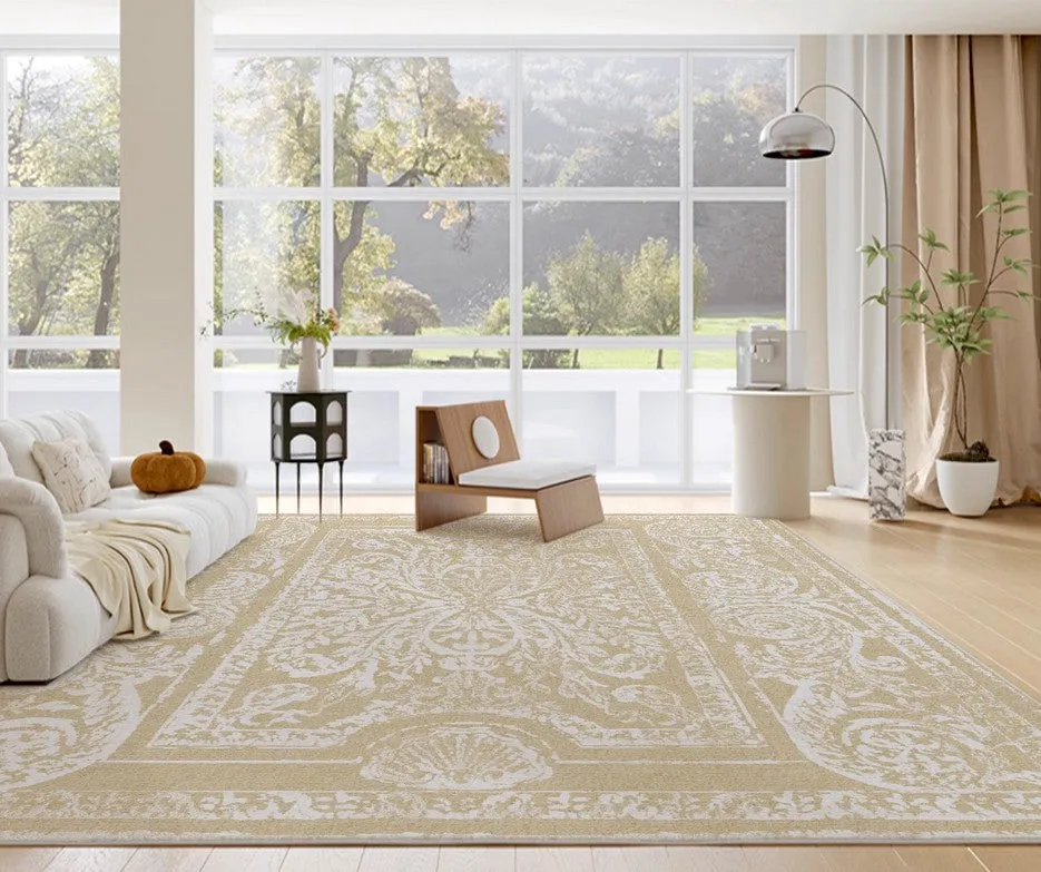 Living Room Contemporary Modern Rugs, Mid Century Modern Rugs for Interior Design, Soft Rugs under Coffee Table, Thick French Style Modern Rugs for Dining Room