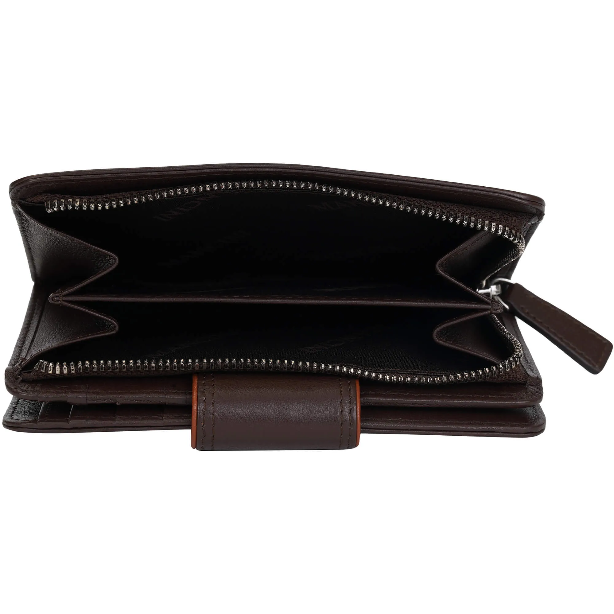 Mancini Sonoma Women’s Medium Clutch Wallet with Enhanced RFID Protection