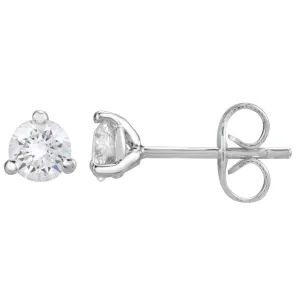 Martini Solitaire Studs 1/2 Carat