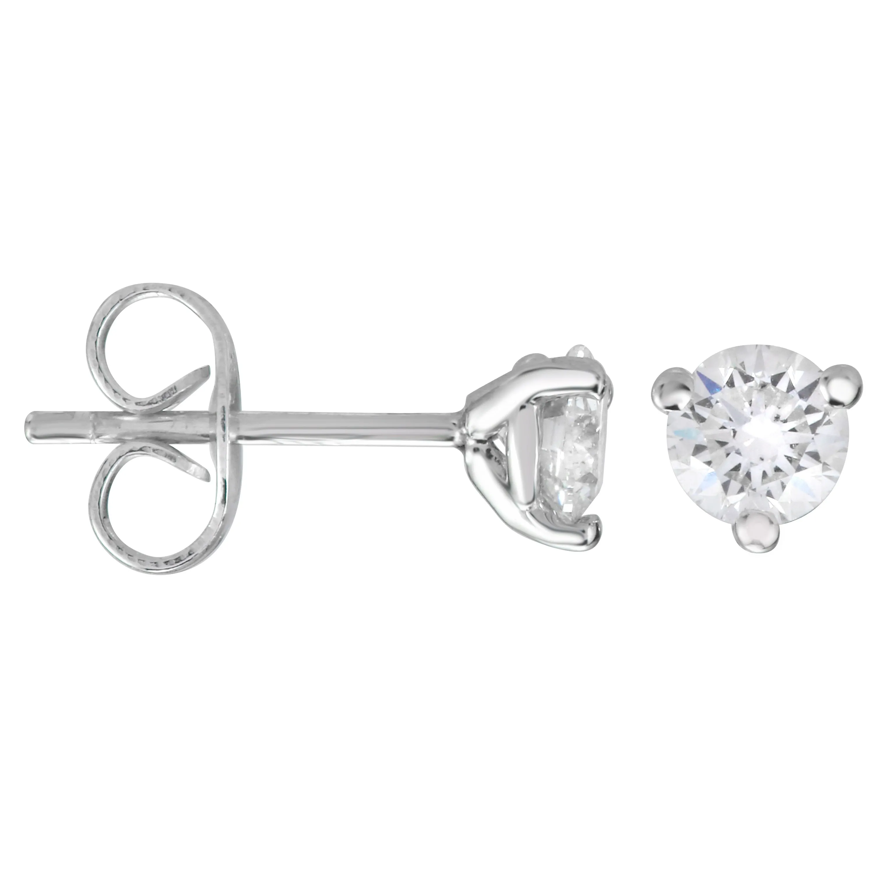 Martini Solitaire Studs 1/2 Carat