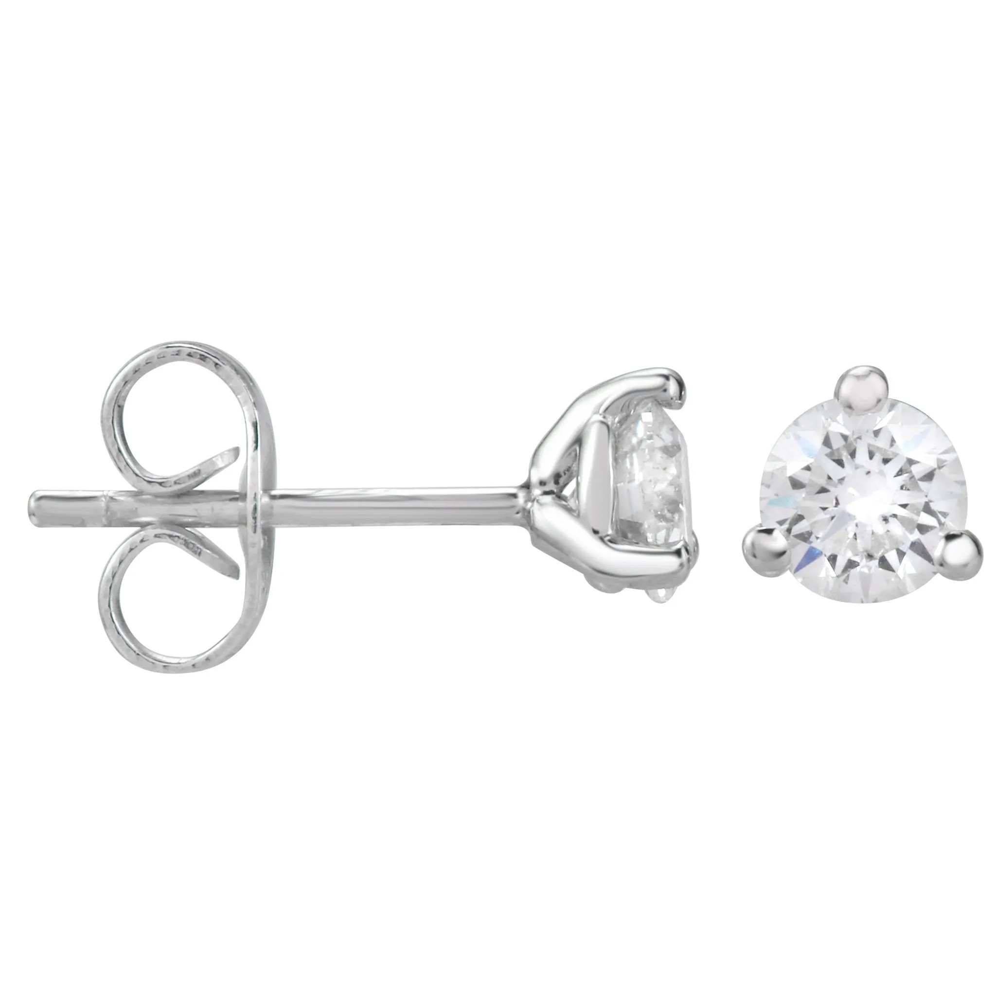 Martini Solitaire Studs 1/2 Carat