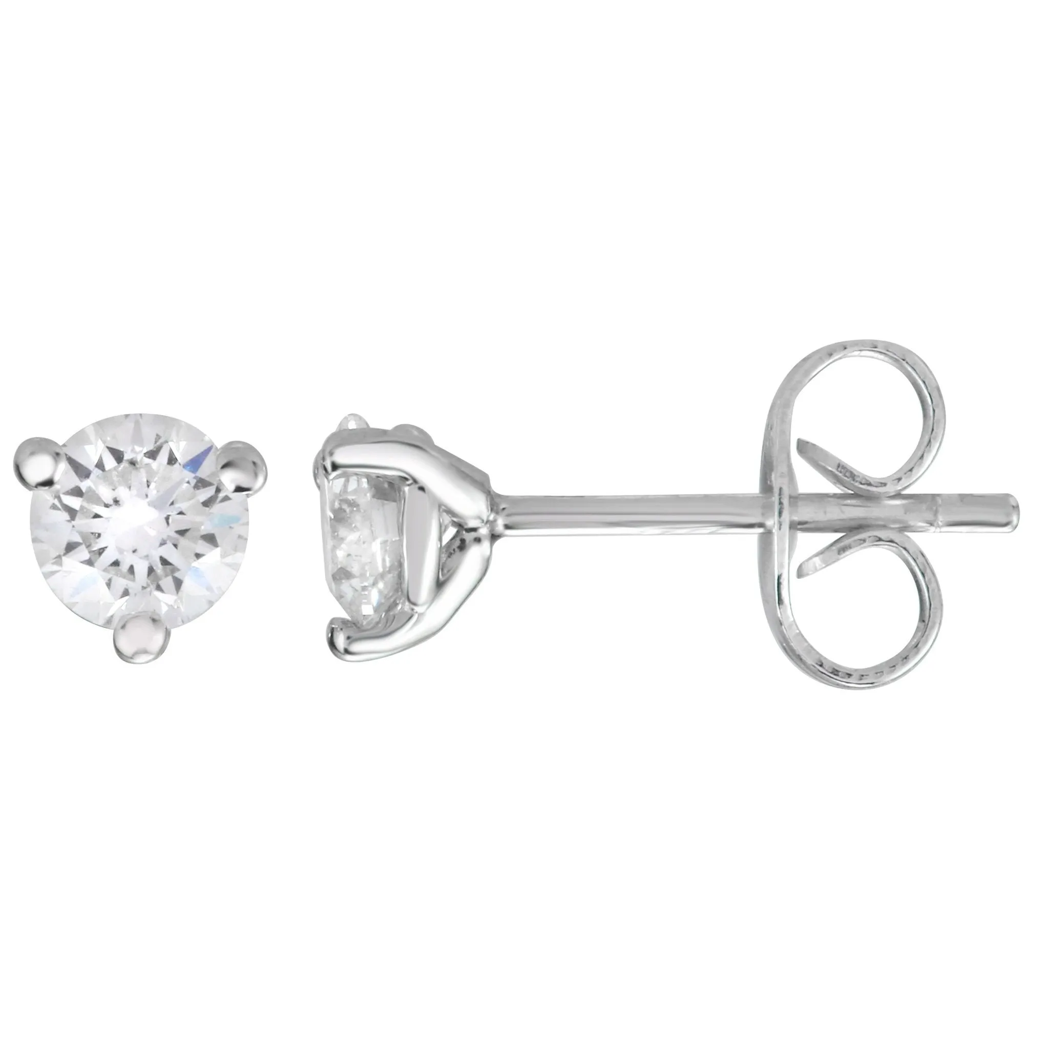 Martini Solitaire Studs 1/2 Carat