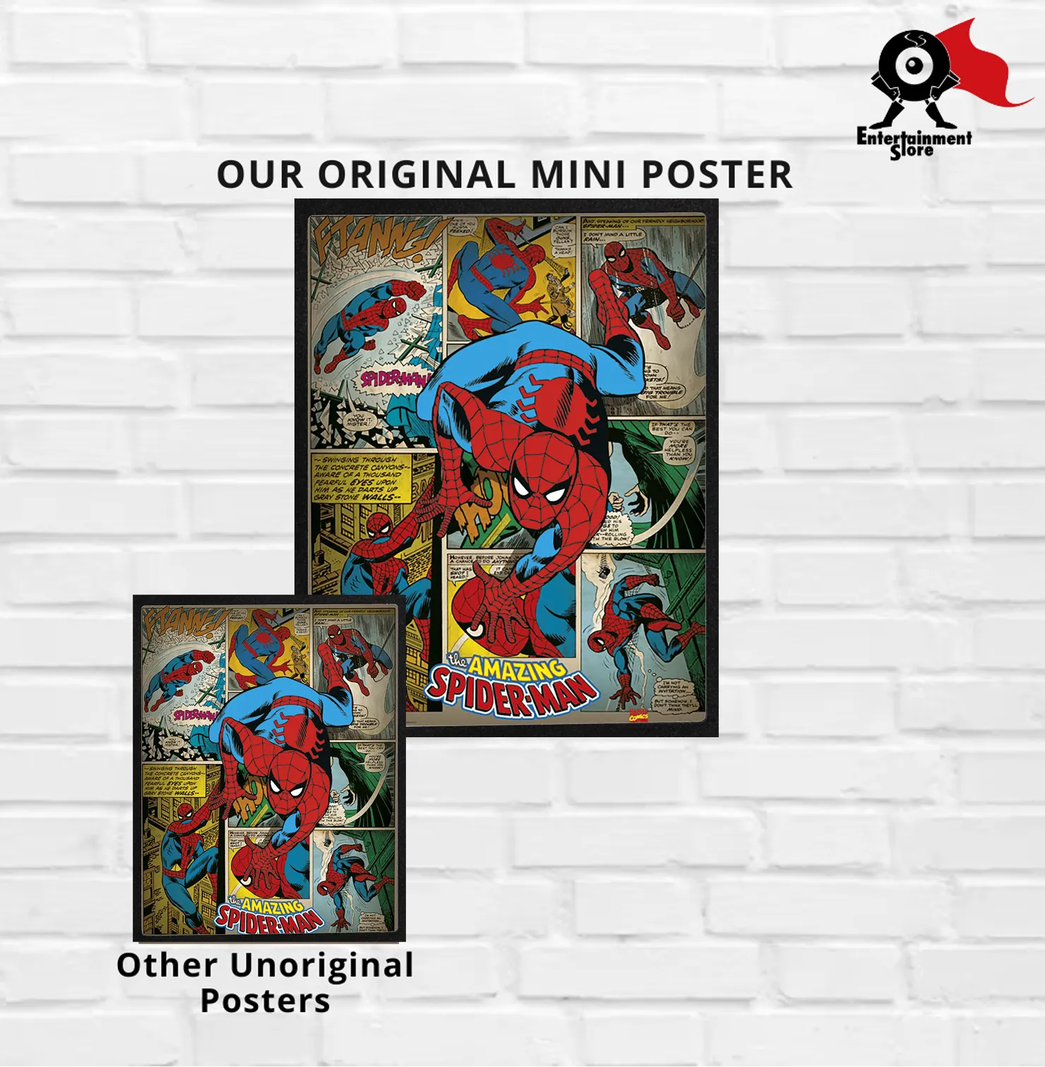 Marvel Comics Spider Man Retro Mini Poster