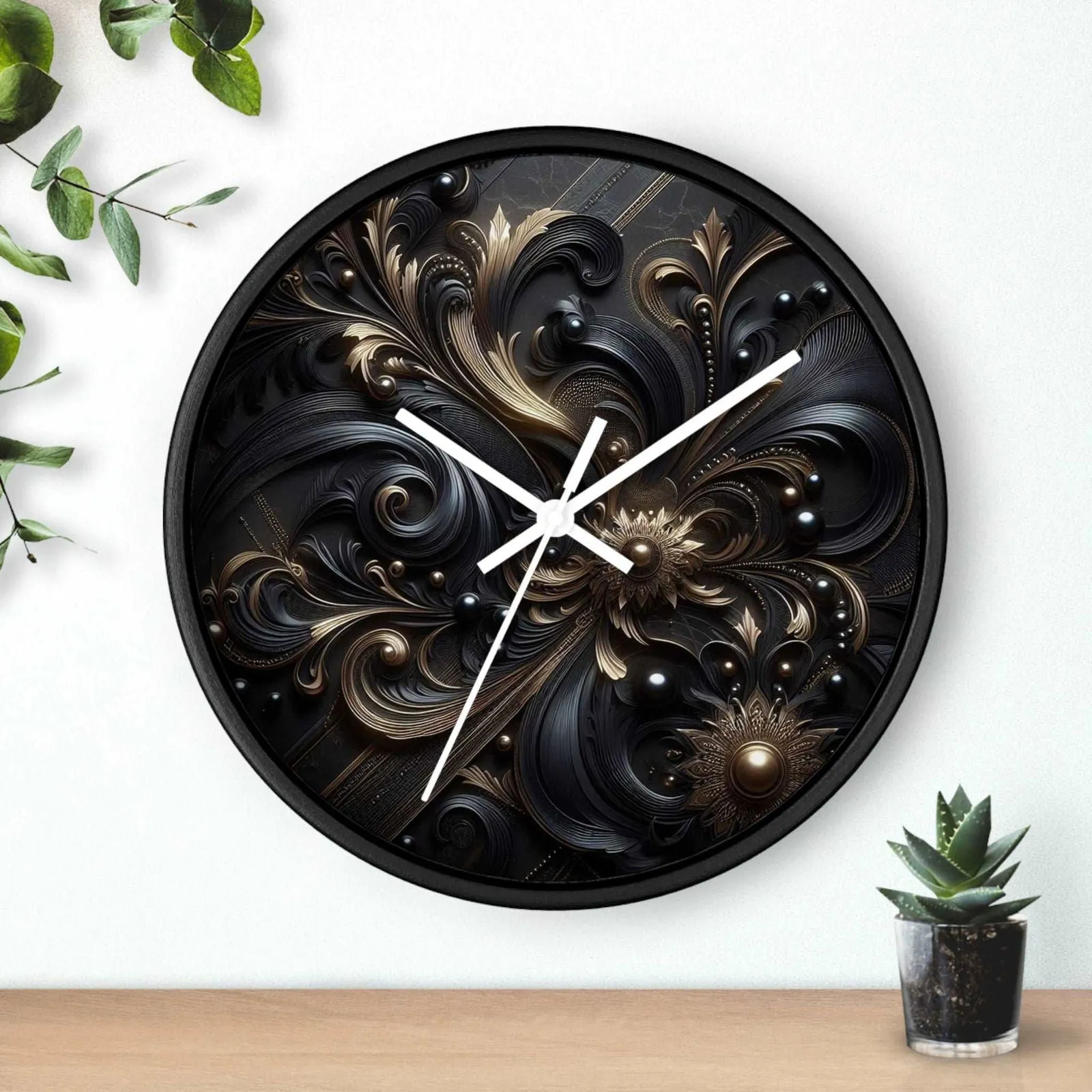 Memento Mori Wall Clock