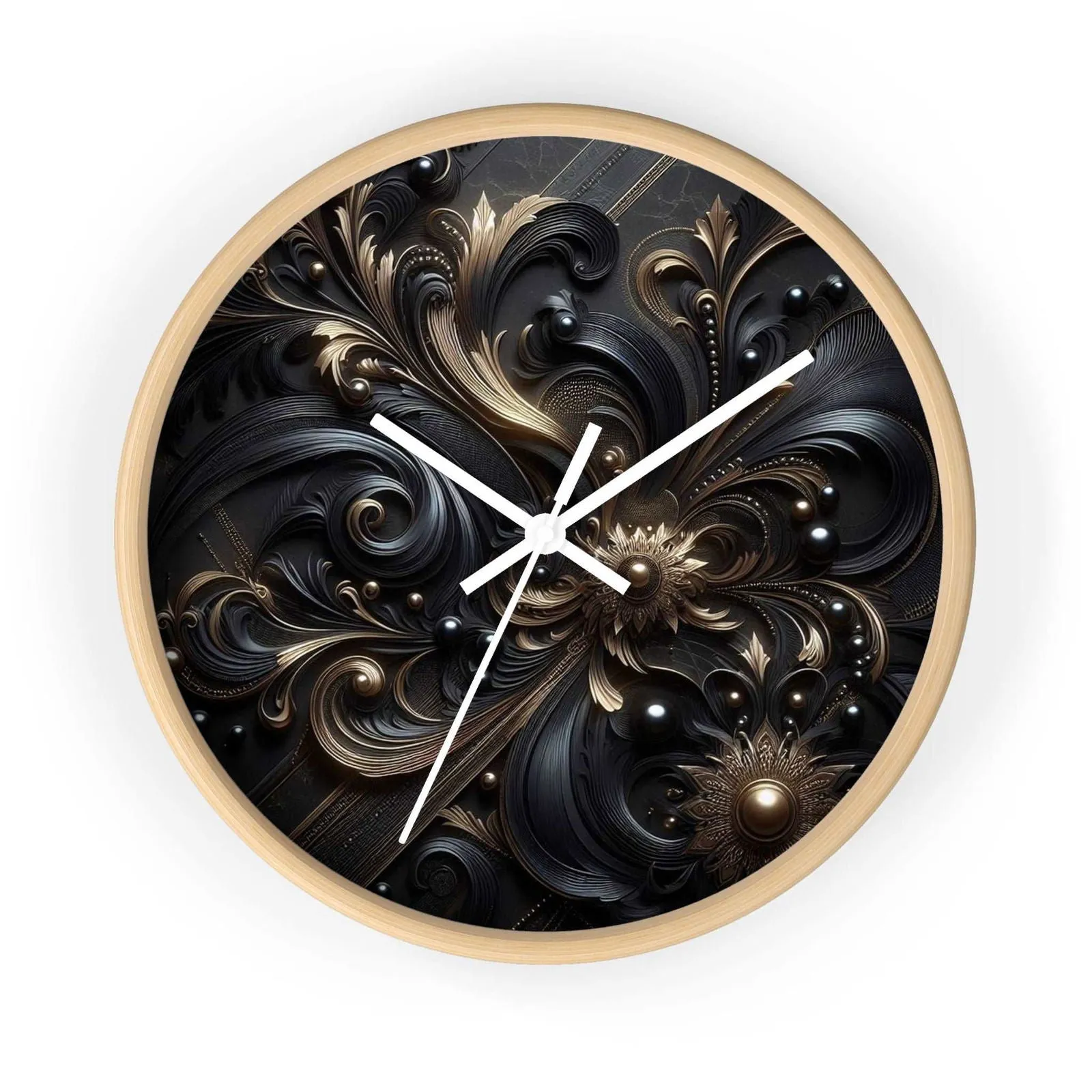 Memento Mori Wall Clock