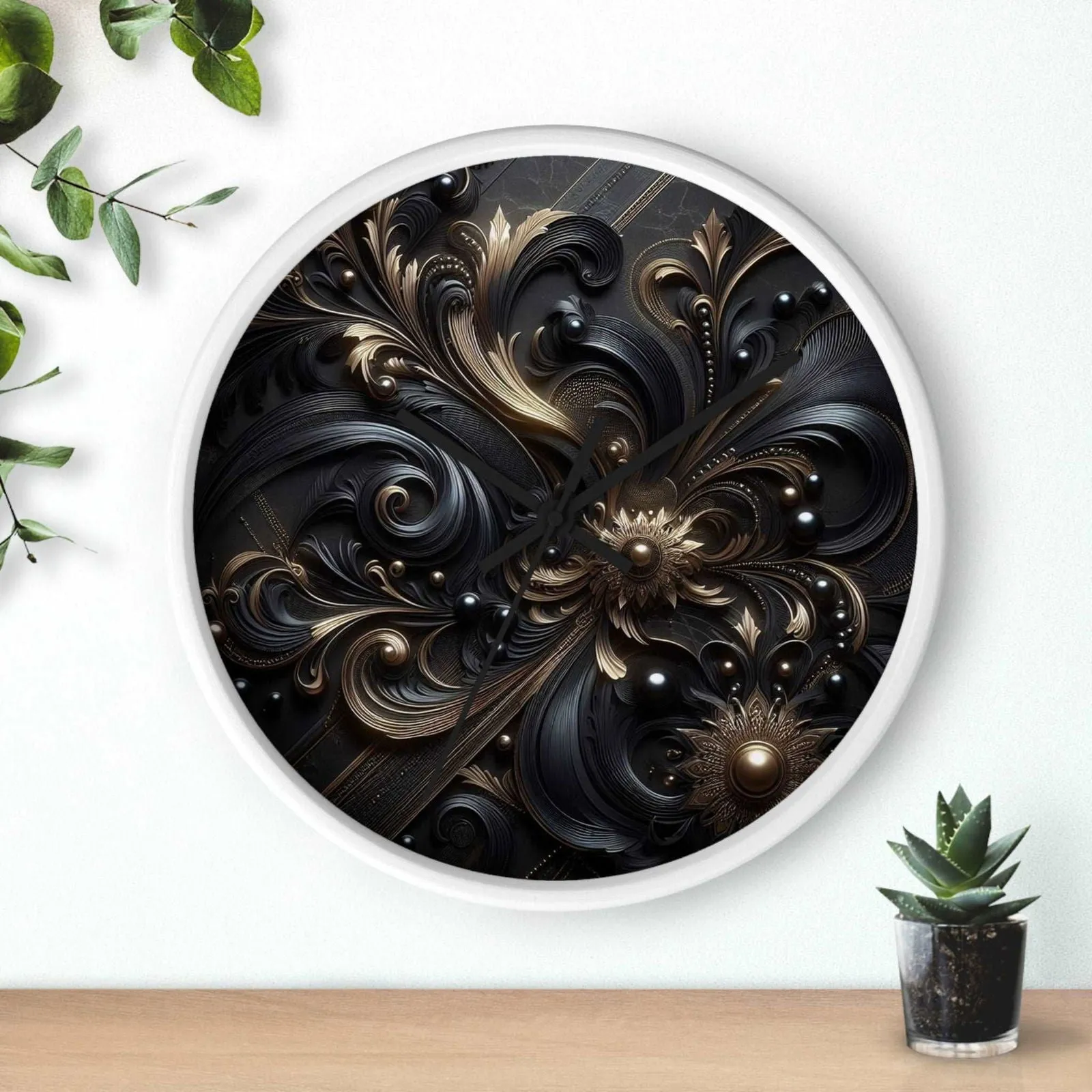 Memento Mori Wall Clock