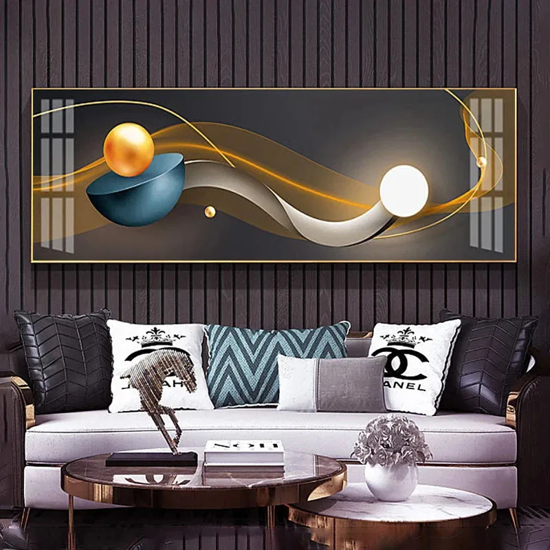 Modern Aesthetics Abstract Geometry Wall Art Fine Art Canvas Prints Wide Format Pictures For Above The Bed Pictures For Above The Sofa