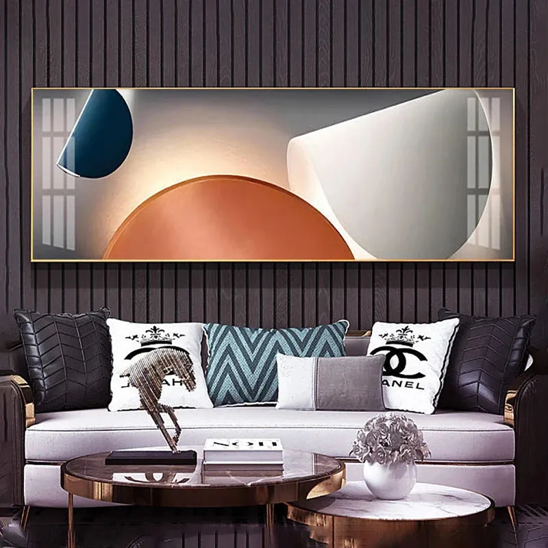 Modern Aesthetics Abstract Geometry Wall Art Fine Art Canvas Prints Wide Format Pictures For Above The Bed Pictures For Above The Sofa