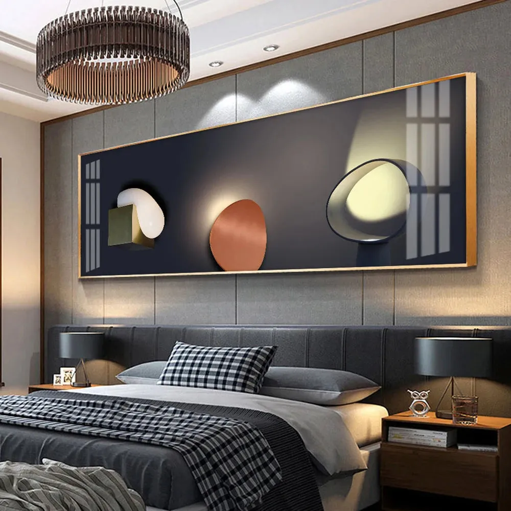 Modern Aesthetics Abstract Geometry Wall Art Fine Art Canvas Prints Wide Format Pictures For Above The Bed Pictures For Above The Sofa