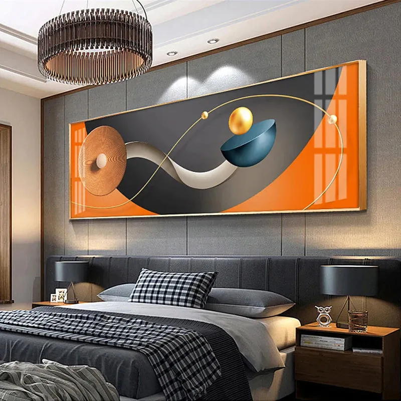 Modern Aesthetics Abstract Geometry Wall Art Fine Art Canvas Prints Wide Format Pictures For Above The Bed Pictures For Above The Sofa