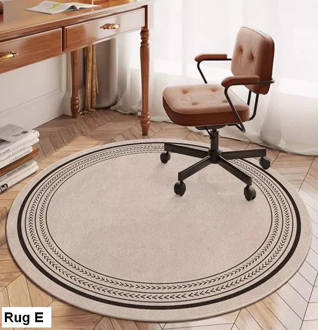 Modern Round Rugs for Bedroom, Circular Modern Rugs under Dining Room Table, Contemporary Round Rugs, Geometric Modern Rug Ideas for Living Room