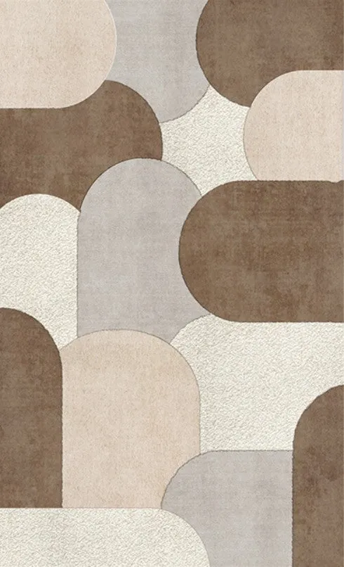 Modern Rugs for Dining Room, Abstract Geometric Modern Rugs, Contemporary Modern Rugs for Bedroom