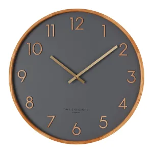 Navi 35cm Wall Clock - Charcoal