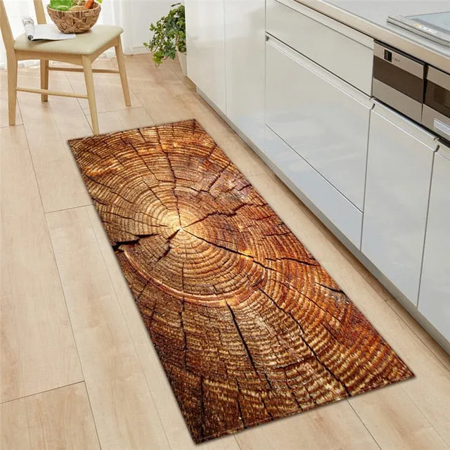 Non-slip Mandala Style Floral Pattern Kitchen Rug