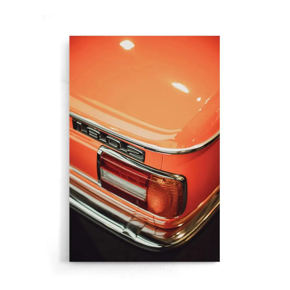 Oranje Vintage Auto