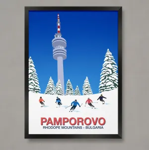 Pamporovo ski poster