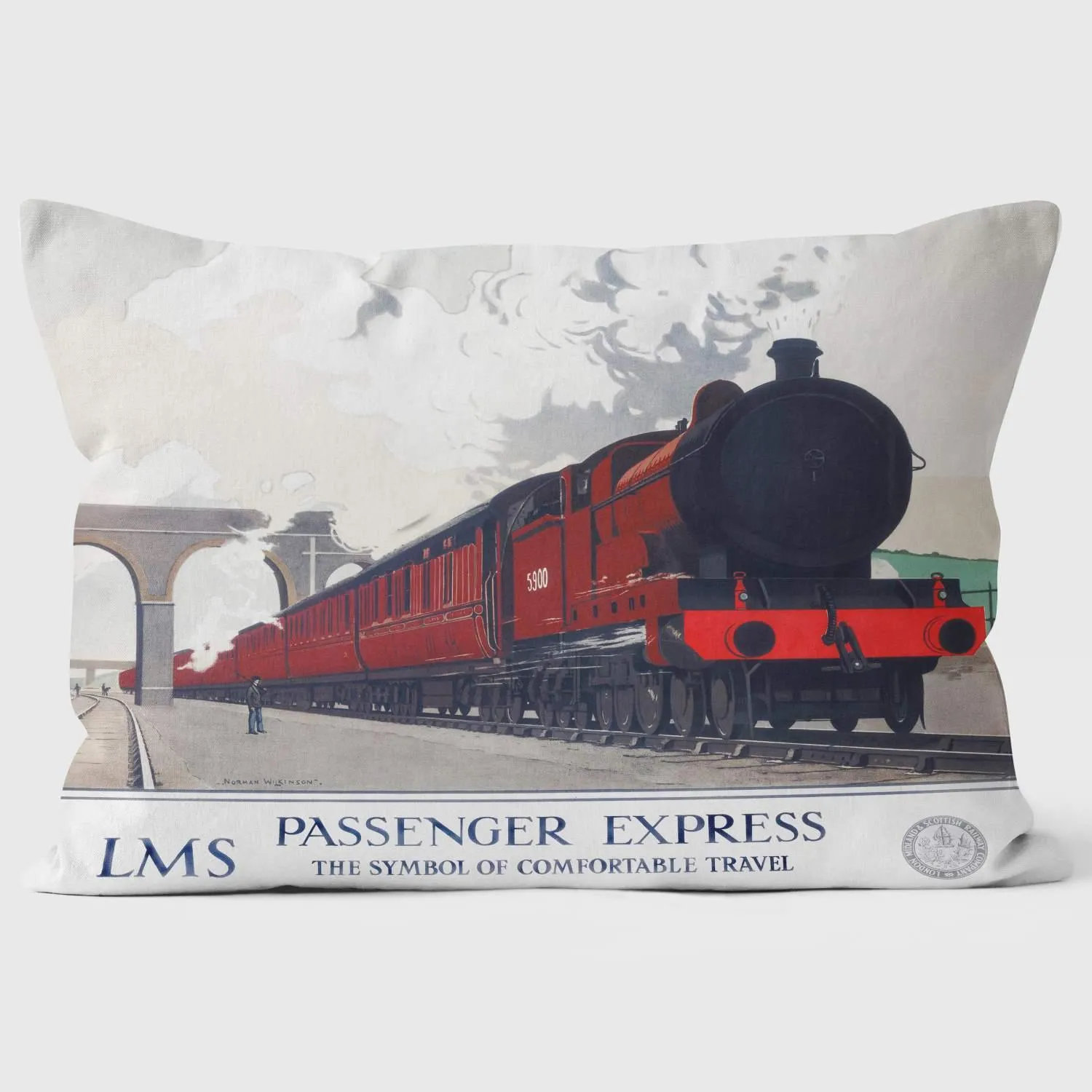 Passenger Express LMS 1930s - National  Railway Museum  Cushion