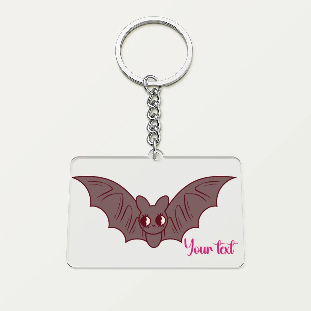 Personalize Acrylic Keychain-Horizontal