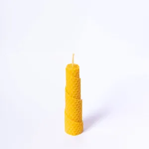 Rainbow Candles 100% Beeswax Spiral Candle