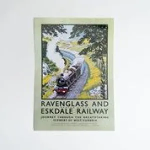 Ravenglass and Eskdale Railway Poster