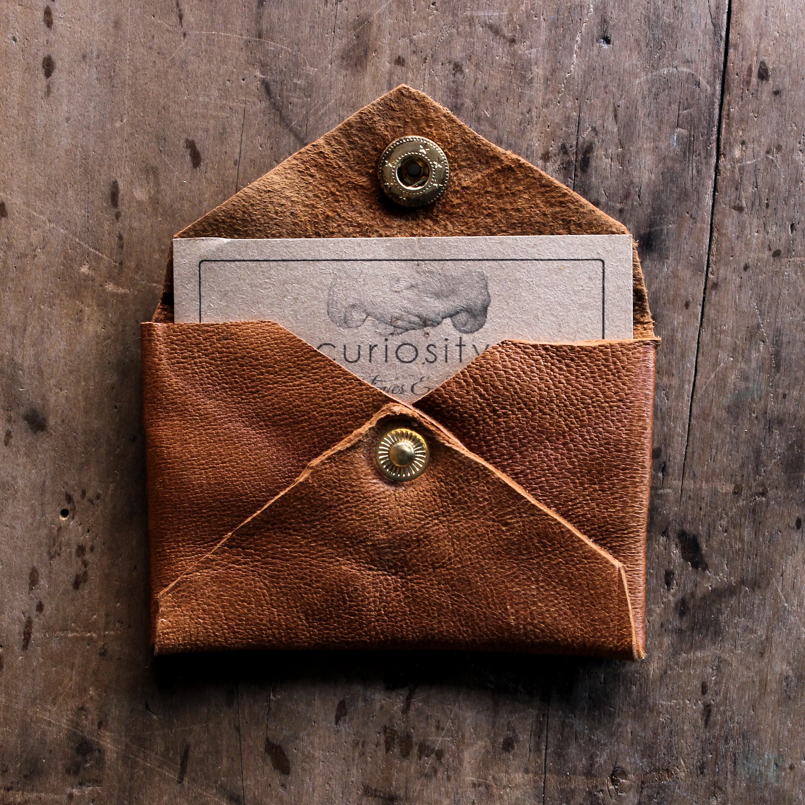 Reclaimed Leather Card Wallet