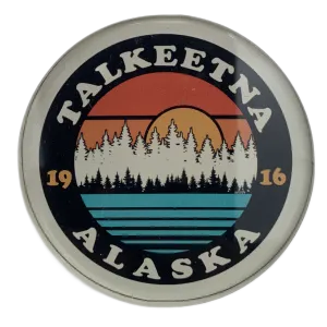 Retro Talkeetna Alaska 1916 Acrylic Magnet