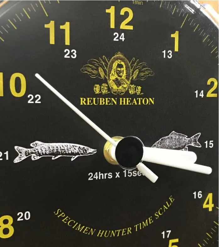 Reuben Heaton Specimen Hunter Timescale Wall Clock (Black Face)