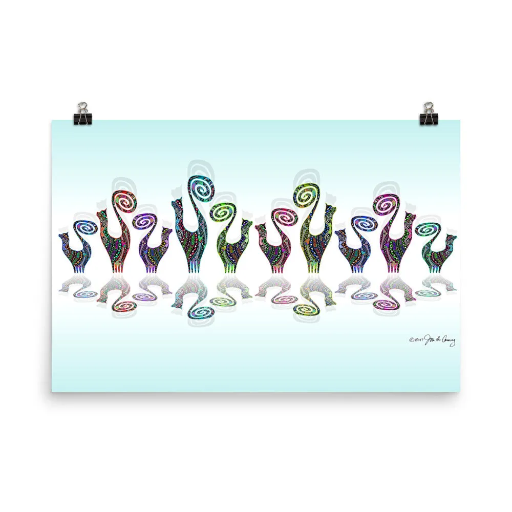 SNOOTY RAINBOW LINE DANCE Poster