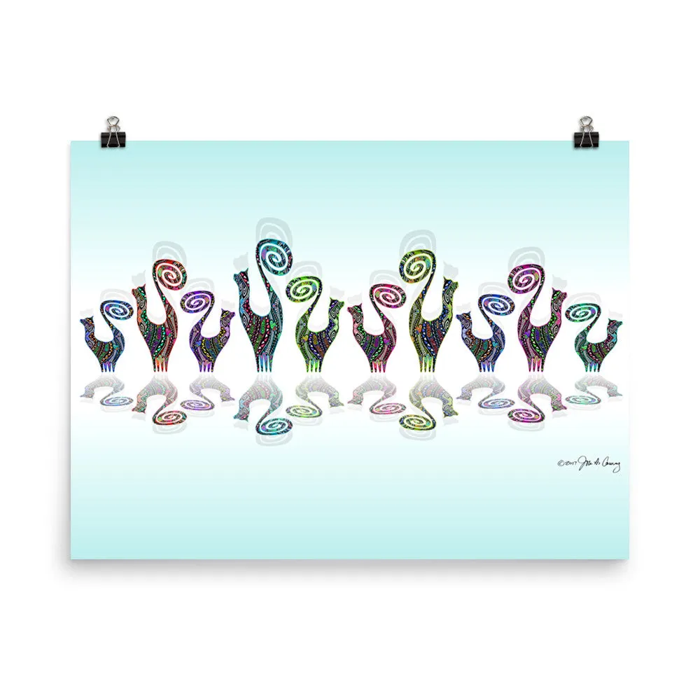 SNOOTY RAINBOW LINE DANCE Poster