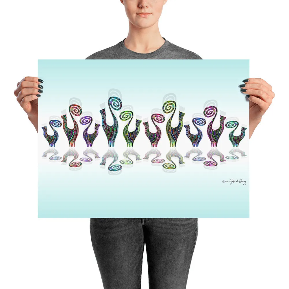 SNOOTY RAINBOW LINE DANCE Poster