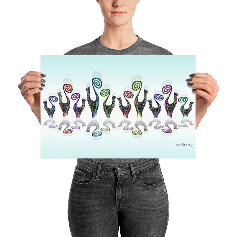 SNOOTY RAINBOW LINE DANCE Poster