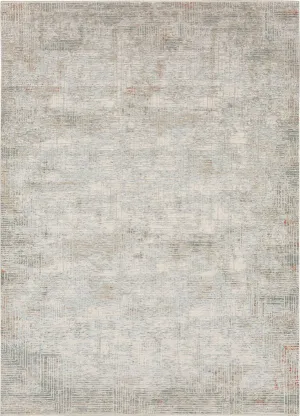 Solitude R1038 17214 Plaza Dilao Dark Grey Beige Rug