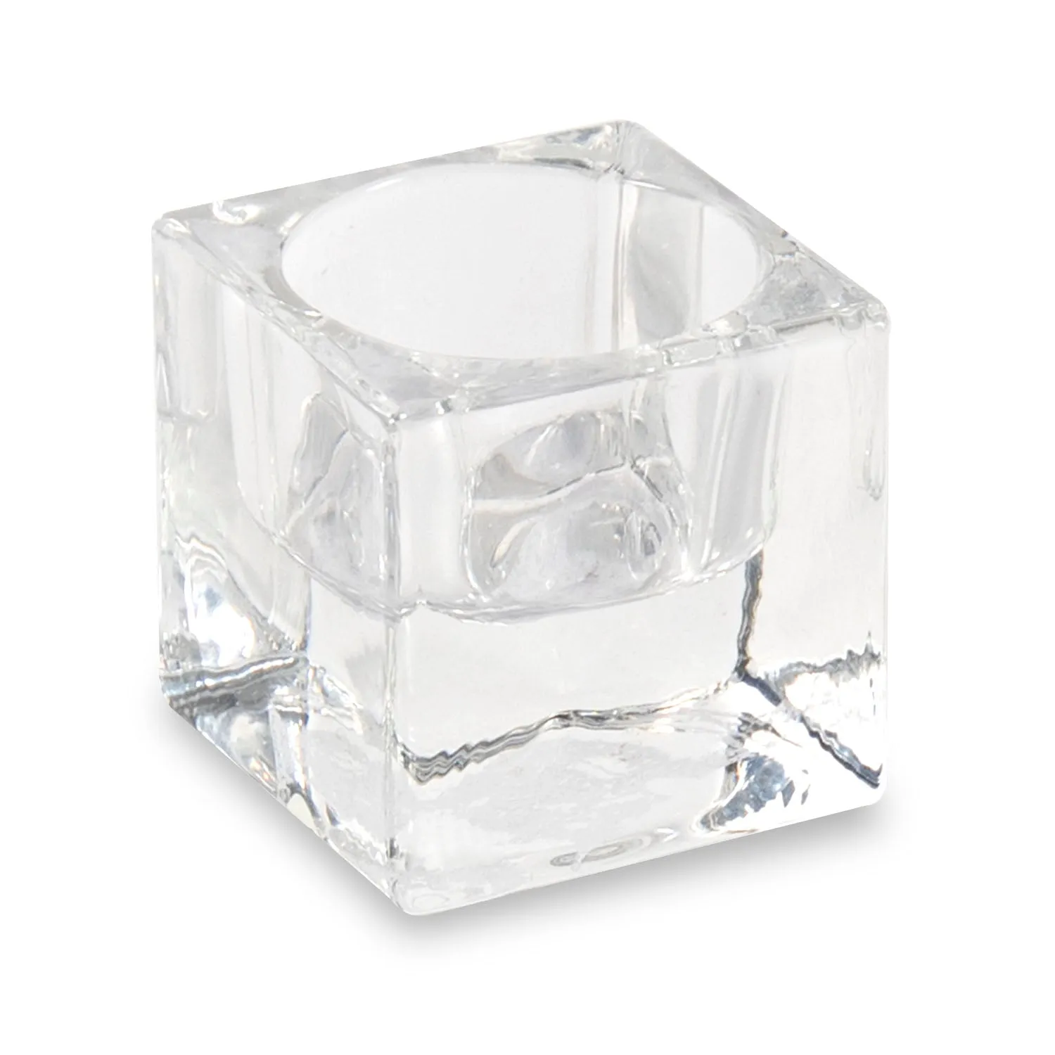 Square Glass Candle Holder