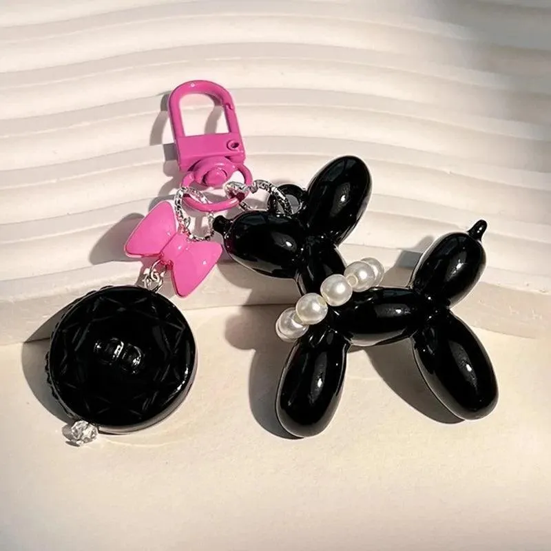 Sweet Kawaii Balloon Dog Keychain Set: Cute Ins Accessory for Girls & Teens