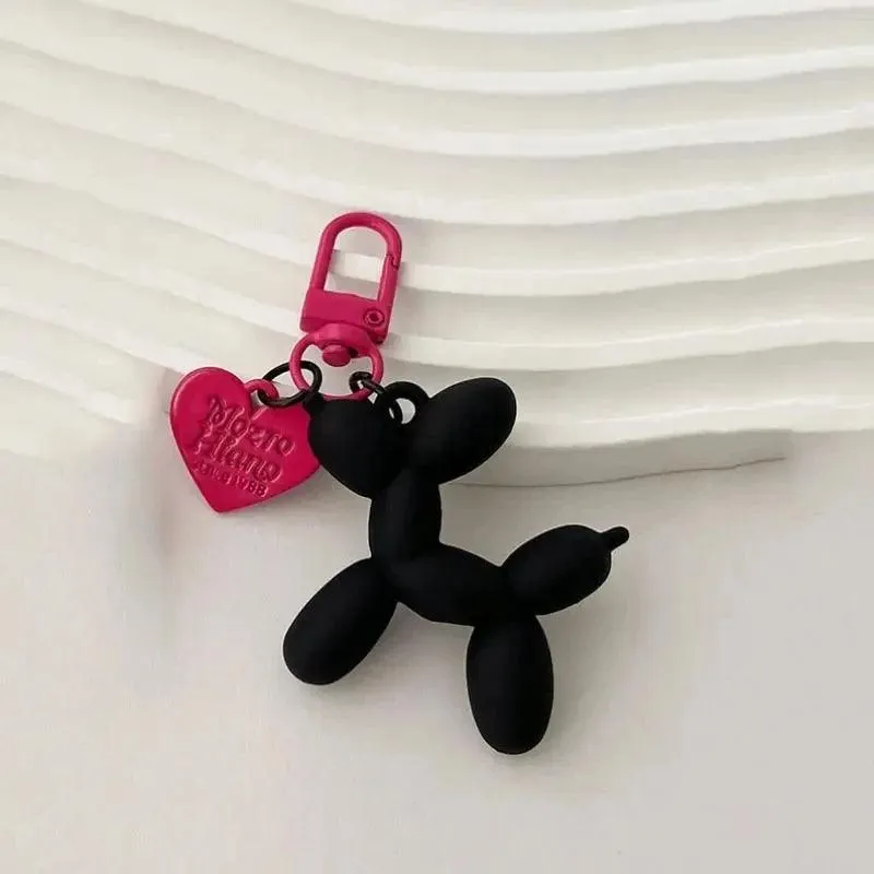 Sweet Kawaii Balloon Dog Keychain Set: Cute Ins Accessory for Girls & Teens