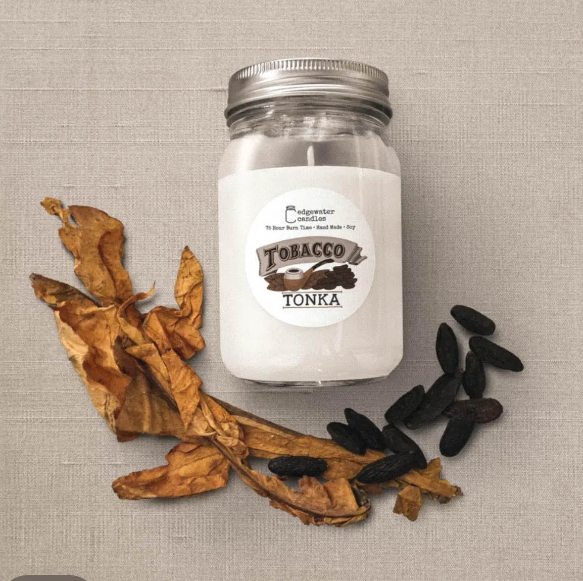 Tobacco Tonka Candle