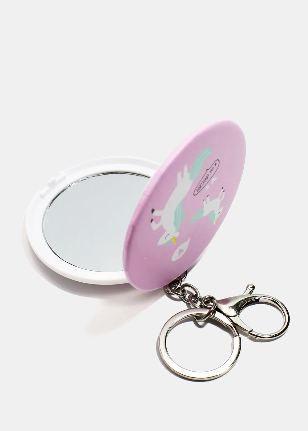 Unicorn Keychain Mirror