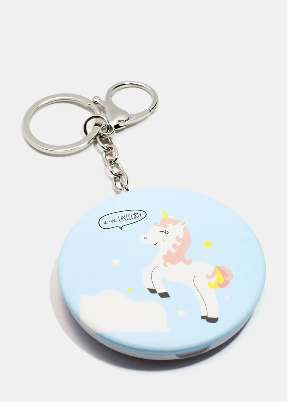 Unicorn Keychain Mirror