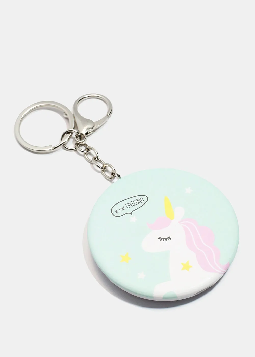 Unicorn Keychain Mirror